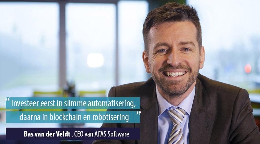 AFAS CEOBas van der Veldt: Investeer eerst in slimme automatisering, daarna in robotisering